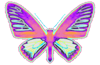 Pink Flying Sticker
