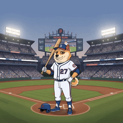 Home Run Illustration GIF by Doge Pound