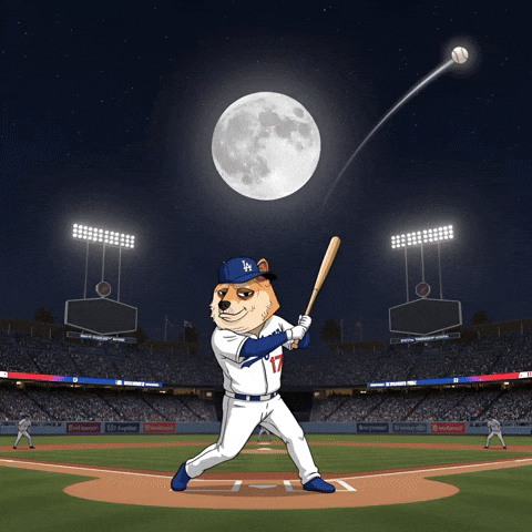 To The Moon Baseball GIF by Doge Pound