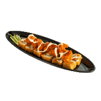 orientalwokmx food sushi monterrey boneless Sticker