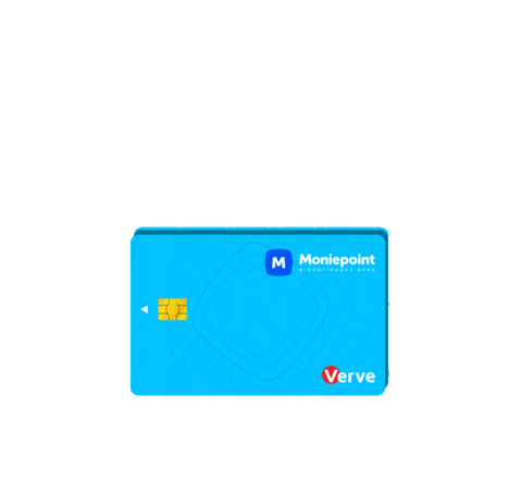 Debit Card Love Sticker by Moniepoint Microfinance Bank