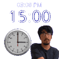 3Pm 3 O Clock Sticker