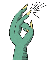 Magic Hand Sticker by Teatromuseo