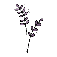 cajadetul flower plants flores lavender Sticker