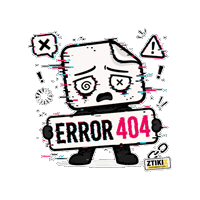 Glitch Fail Sticker by ZTIKIX