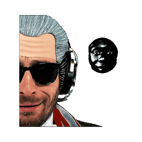 Scared Dark Sticker