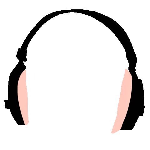 Headphones Sticker by Waltermedia