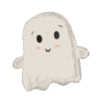 gmfdesigns halloween ghost spooky spoopy Sticker