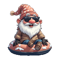 Winter Snowing Sticker