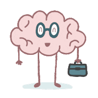 Business Brain Sticker by Tianna