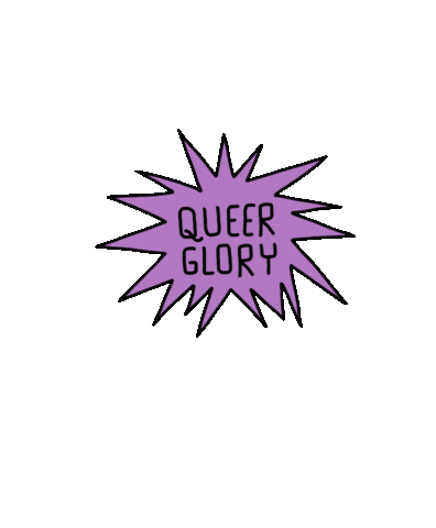 AORISTS lgbt purple lgbtq queer Sticker
