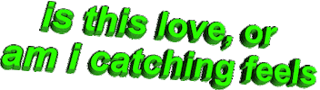 catching is this love Sticker by AnimatedText
