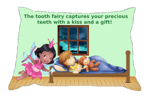 Sleepy Tooth Fairy Sticker