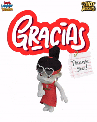 Fun Thank You GIF by Zhotcita