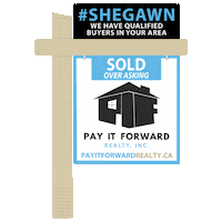 Sold Sticker by Pay It Forward Realty Inc.