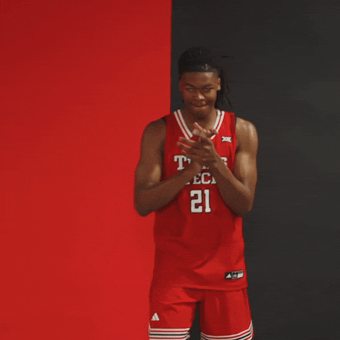 Latrell Hoover GIF by Texas Tech Basketball