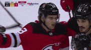 ice hockey hug GIF by NHL