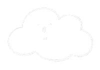 Illustration Cloud Sticker