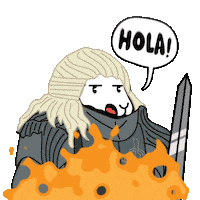 Fire Llama Sticker by Hangertips