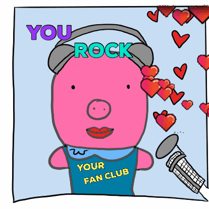 WandaPetunia way to go you rock fan club wanda petunia GIF