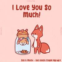 I Love You Couple GIF by SoyandMochi