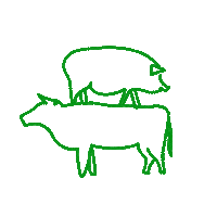 Vegan Vaca Sticker