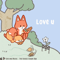 I Love You Fox GIF by SoyandMochi