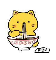 Hungry Dinner Sticker