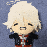 Servant Nagito Plushie GIF