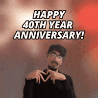 40Th Anniversary GIF