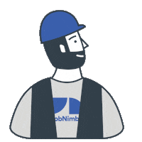 jobnimbus technology construction software hammer Sticker