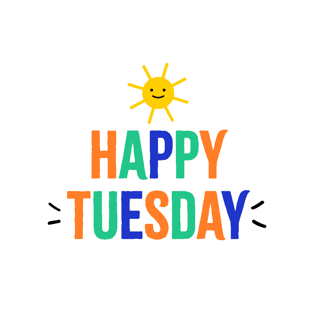 Tuesday Morning Sticker by Jessica Lau