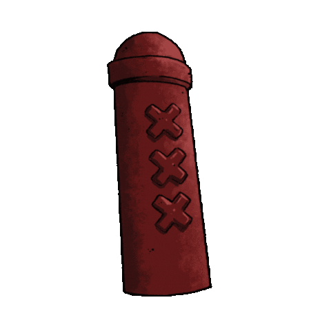 Amsterdam Cross Sticker