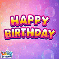 Happy Birthday GIF by Lucas and Friends by RV AppStudios