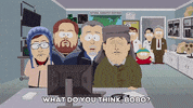 scared eric cartman GIF by South Park 