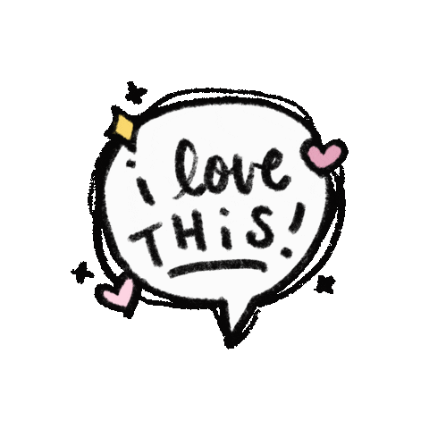 Talking I Love This Sticker by vobot