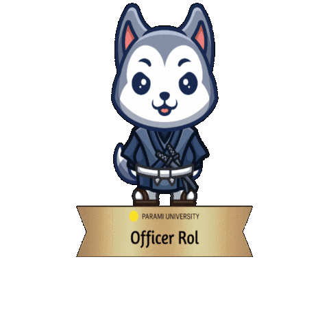 ParamiU giphygifmaker university officer application Sticker