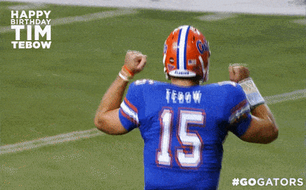 tim tebow GIF by Florida Gators