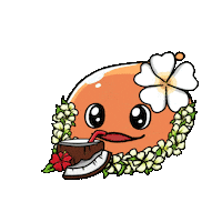 Happy Coconut Water Sticker by Squishiverse