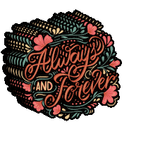 Always And Forever Happy Valentines Day Sticker by Digital Pratik