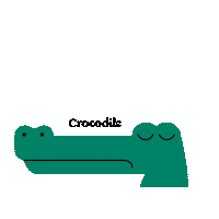 CrocodileInternational cry tears crocodile missyou Sticker