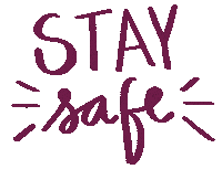 Stay Be Safe Sticker