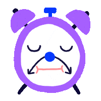 Tired Good Night Sticker by Parallel Teeth