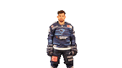 ercingolstadt celebration hockey wave pointing Sticker