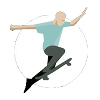 Skating Mike Vallely Sticker by Street Plant