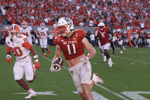 Football Celebration GIF by NC State Athletics