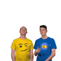 Look Point Sticker by LEGO Masters Australia