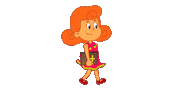 Girl Read Sticker by 3 Palavrinhas