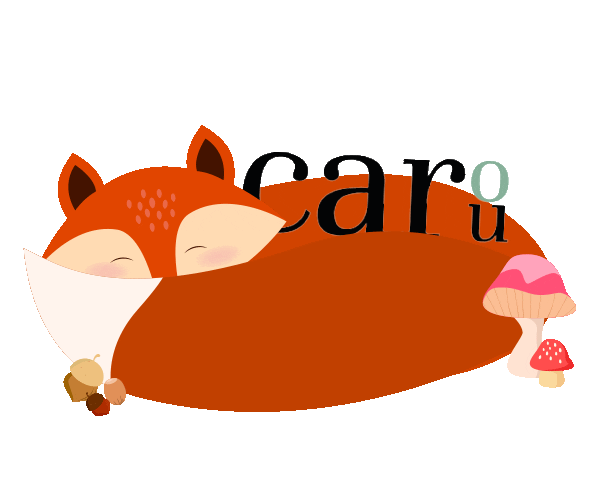 Fox Fall Sticker by carou - the secondhand concept