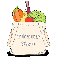 Farmers Market Thank You Sticker by mnnfrr